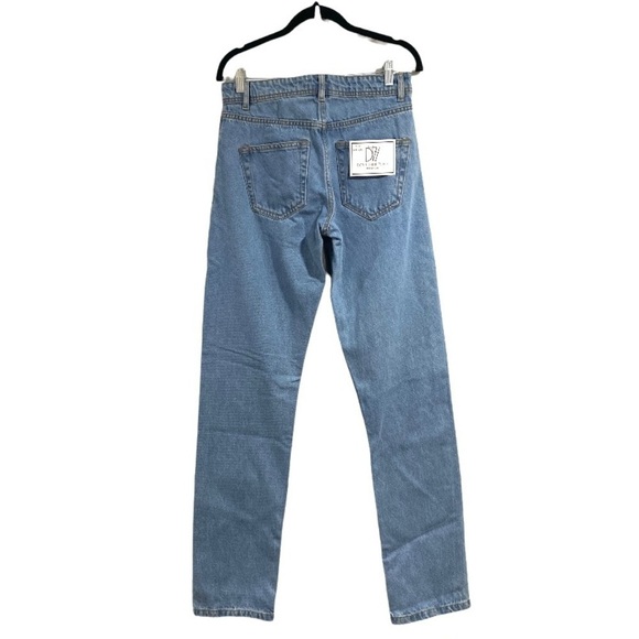 ASOS jeans don’t think twice straight‎ leg 27 waist 34 inseam long, 10” rise - Picture 1 of 6